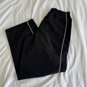 Urban Outfitters Black Joggers with White Trim
